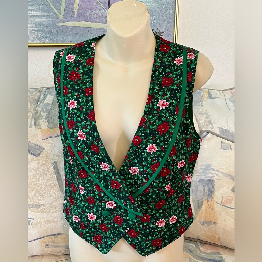 Beautifully handcrafted ladies Christmas vest